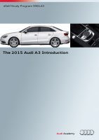 SSP 990143 - The 2015 Audi A3 Introduction 